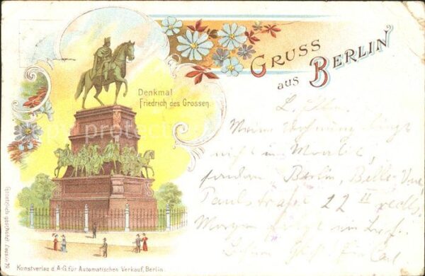 Berlin Denkmal Friedrich Grossen