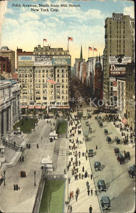 New York City Fifth Avenue North 40 Street