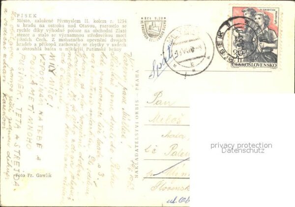 Pisek Tschechien Mesto zalozene Premyslem – Bild 2