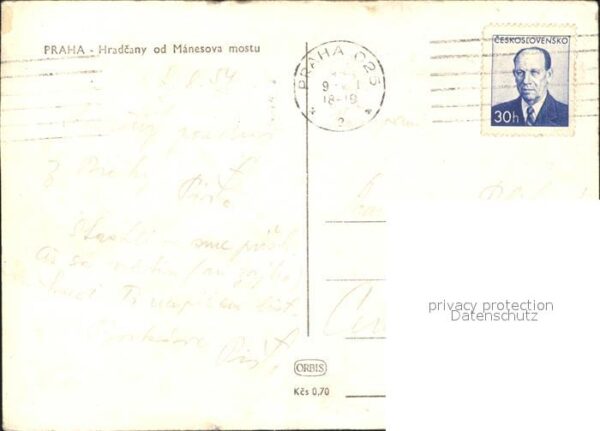 Praha Prahy Prague Hradcany Manesova mostu – Bild 2