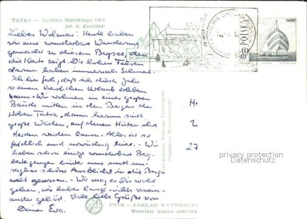 Tatry Vysoke Gebirge Kotlina Morsklego Oka – Bild 2