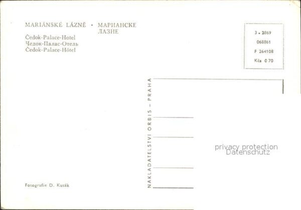 Marianske Lazne Cedok Palace Hotel – Bild 2