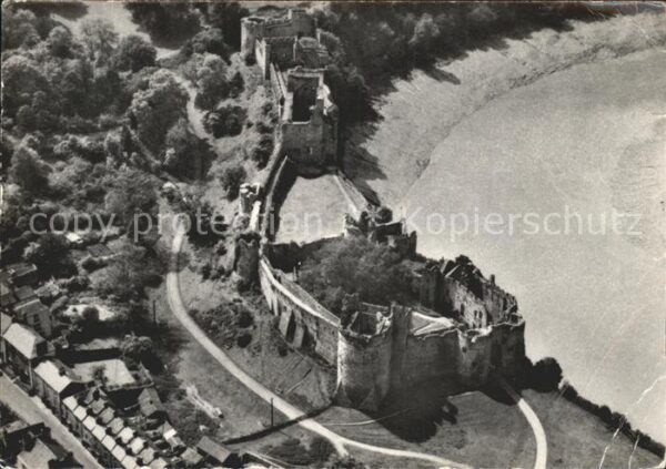Chepstow Castle Monmouthshire Fliegeraufnahme