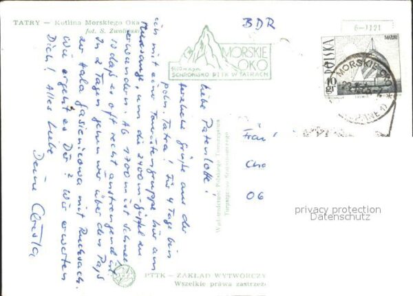 Tatry Vysoke Gebirge Kotlina Morskiego Oka – Bild 2