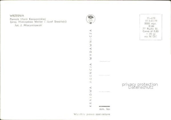 Wrzesnia Pomnik Marii Konopnickiej – Bild 2