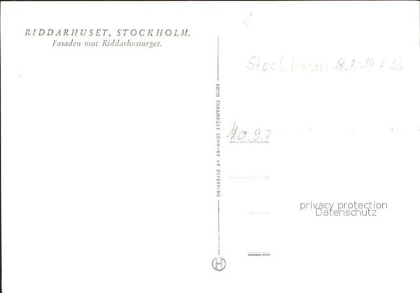 Stockholm Riddarhuset Fasaden – Bild 2