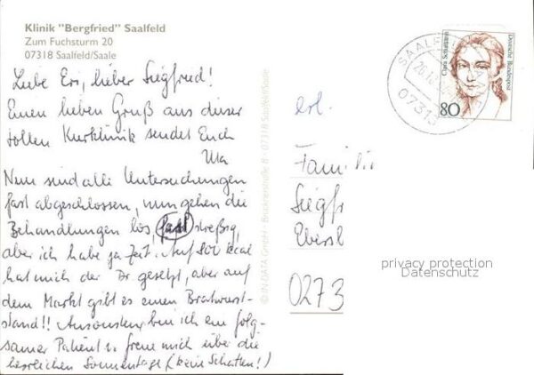 Saalfeld Saale Klinik Bergfried – Bild 2
