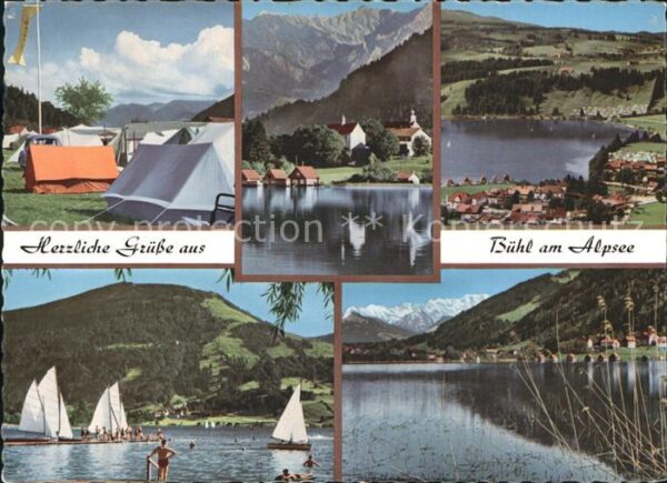 Buehl Alpsee Strandbad Camping Wassersport