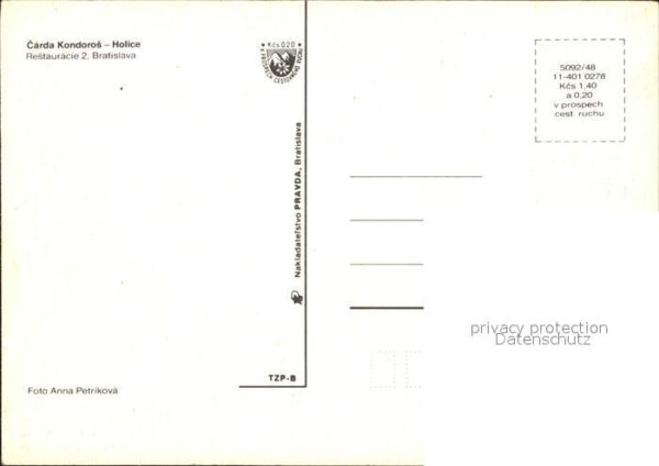 Bratislava Pressburg Pozsony Carda Kondoros Restauracie – Bild 2