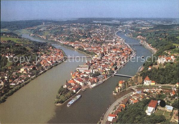 Passau Fliegeraufnahme