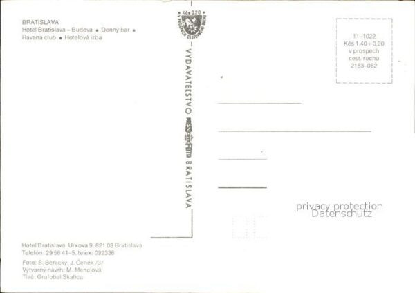 Bratislava Pressburg Pozsony Hotel – Bild 2