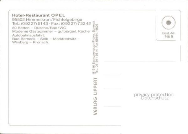 Himmelkron Rasthaus Hotel Opel – Bild 2