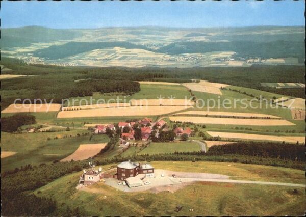 Rischenau Fliegeraufnahme Berghotel Gaststätte Kö