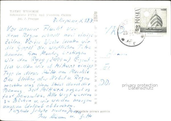 Tatry Vysoke Gebirge Schroniske PTTK Morskim Okiem – Bild 2