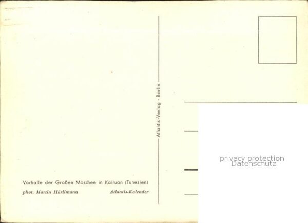 Kairouan Qairawan Vorhalle Grossen Moschee – Bild 2