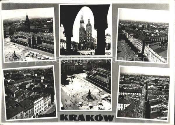 Krakow Krakau Teilansichten