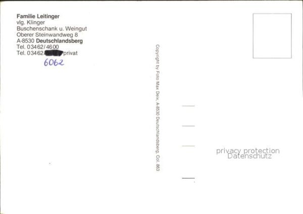 Deutschlandsberg Fam. Leitinger Buschenschank Weingut – Bild 2