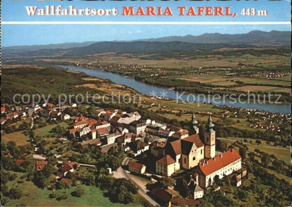 Maria Taferl Wallfahrtsort Fliegeraufnahme