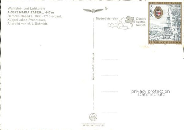 Maria Taferl Wallfahrtsort Fliegeraufnahme – Bild 2