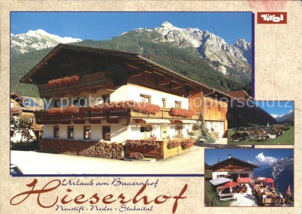 Neustift Stubaital Tirol Nieder Stubaital Bauernhof Hieserhof