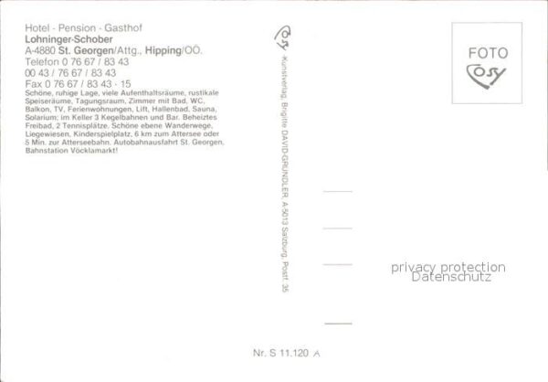St Georgen Attergau Pension Lohninger – Bild 2