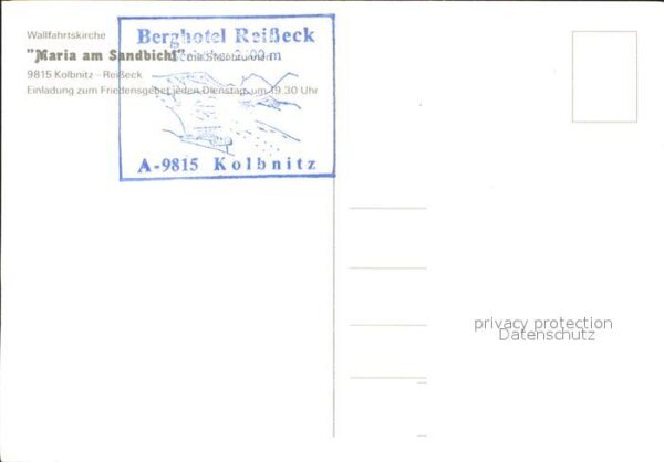 Kolbnitz Wallfahrtskirche Maria am Sandbichl – Bild 2