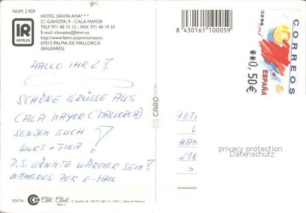 Cala Mayor Hotel Santa Ana – Bild 2