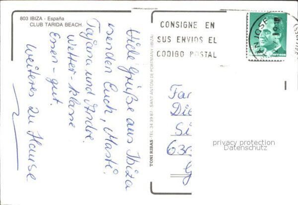Ibiza Islas Baleares Club Tarida Beach Strand – Bild 2