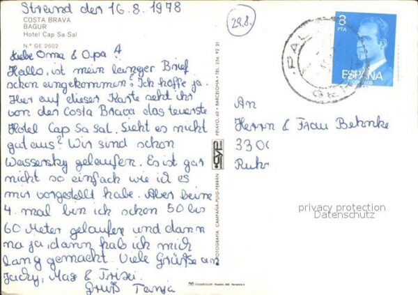 Bagur Costa brava Hotel Cap Sa Sal – Bild 2