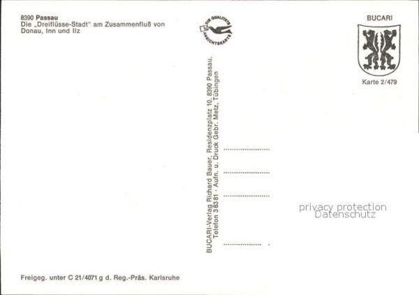 Passau Fliegeraufnahme Dreiflüssestadt Donau I – Bild 2
