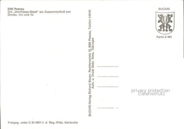 Passau Fliegeraufnahme Dreiflüssestadt Donau I – Bild 2