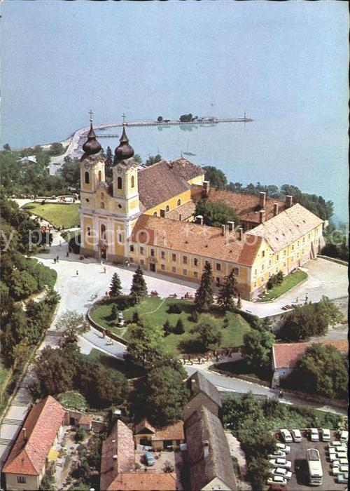 Tihany Abteikirche Fliegeraufnahme