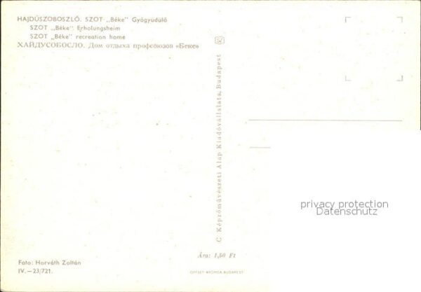 Hajdúszoboszló  Szot Beke Erholungsheim – Bild 2