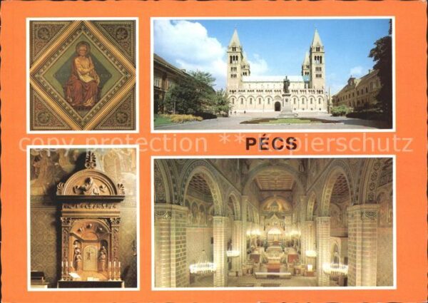 Pecs Kathedrale Inneres Altar Marienbild