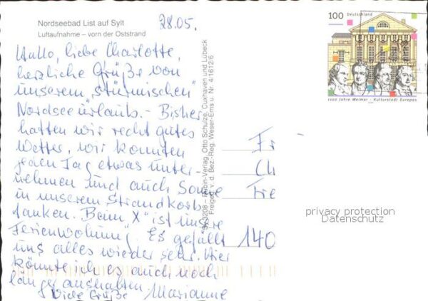 List Sylt Fliegeraufnahme Oststrand – Bild 2