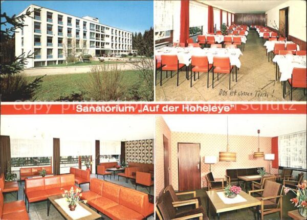 Hoheleye Sanatorium Auf der Hoheleye Gast und Au