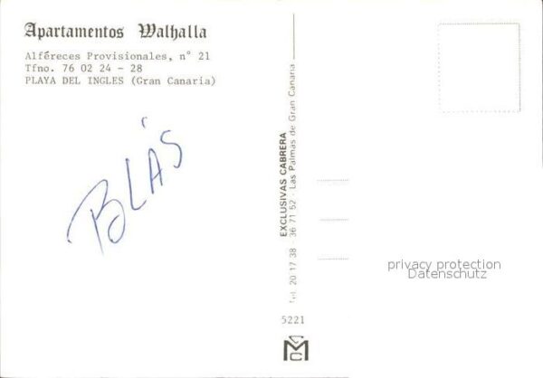 Playa del Ingles Apartementos Walhalla – Bild 2