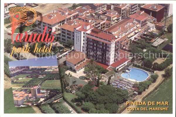 Pineda de Mar Paradis Park Hotel Fliegeraufnahme