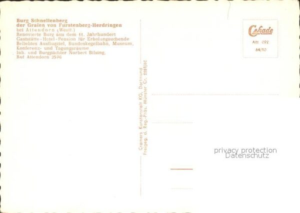 Attendorn Burg Schnellenberg Fliegeraufnahme – Bild 2