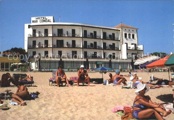 Playa de Aro Cataluna Hotel Mar Condal Strandpartie