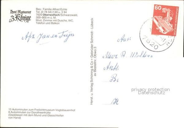 Oberwolfach Hotel Restaurant 3 Könige – Bild 2