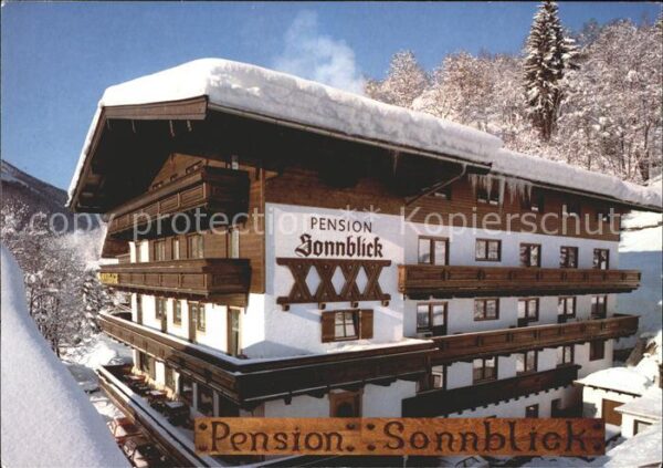 Hinterglemm Saalbach Pension Sonnblick