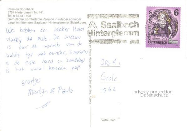 Hinterglemm Saalbach Pension Sonnblick – Bild 2