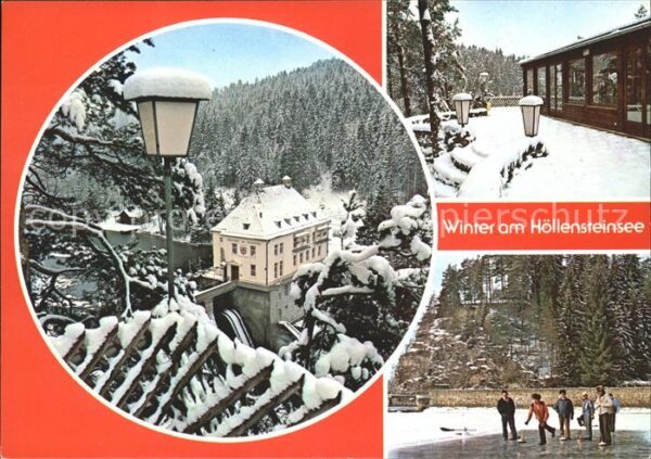 Hoellensteinsee Ausflugsgaststätte Seeblick Eisbahn