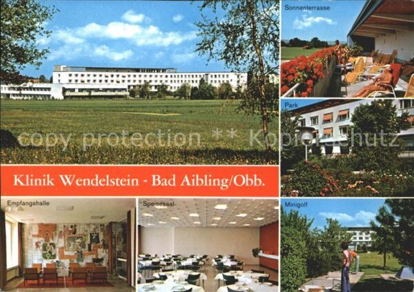 Bad Aibling Klinik Wendelstein Sonnenterrasse Park