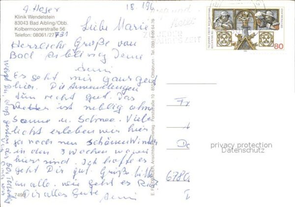 Bad Aibling Klinik Wendelstein Sonnenterrasse Park – Bild 2