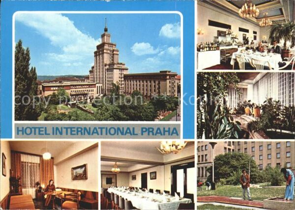 Praha Prahy Prague Hotel International Speisesaal Lesezimm