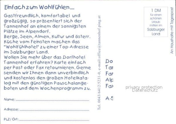 St Johann Pongau Salzburg Dorfhotel Tannenhof – Bild 2
