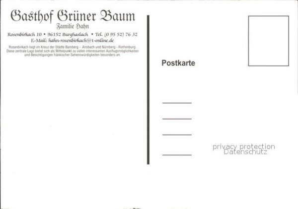 Burghaslach Gasthof Grüner Baum – Bild 2