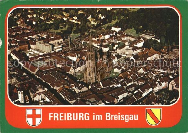 Freiburg Breisgau Fliegeraufnahme Münster
